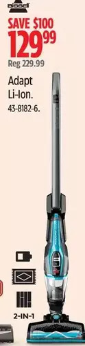 Canadian Tire Bissell adapt li-ion offer