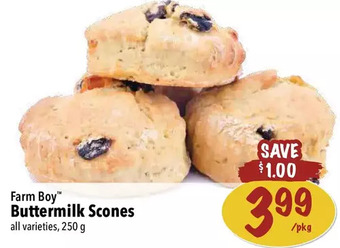 Farm Boy Farm boy buttermilk scones offer