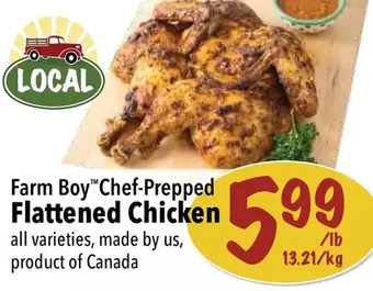 Farm Boy Farm boy flattened chicken offer