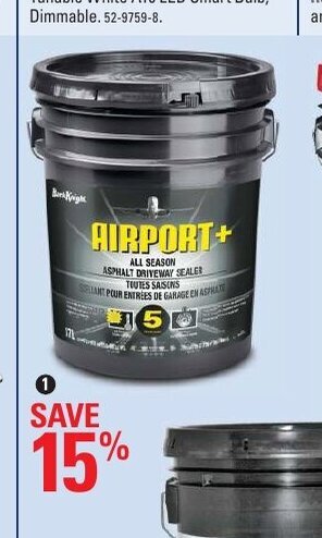 Canadian Tire 5-Year Airport+ All-Season Driveway Sealer offer