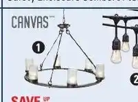 Canadian Tire Sonoma Solar Chandelier offer