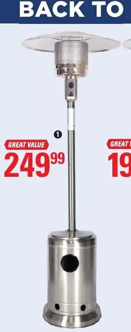 Canadian Tire Gas Patio Heater. Stainless-steel Finish offer