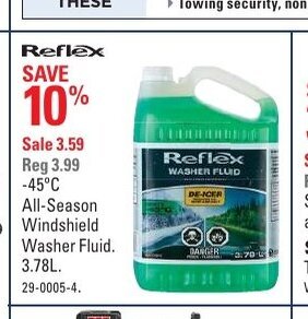 Canadian Tire All-Season Windshield Washer Fluid offer