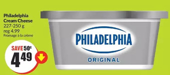 FreshCo Philadelphia cream cheese Philadelphia Cream Cheese 227-250 g offer
