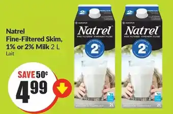FreshCo Natrel fine-filtered skim, 2L offer