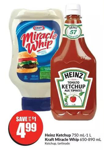 FreshCo Heinz ketchup 750ml offer