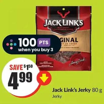 FreshCo Jack link's jerky 80g offer
