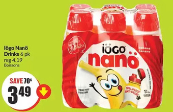 FreshCo Iögo nanö drinks offer