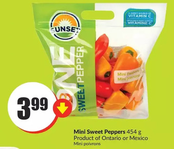 FreshCo Mini sweet peppers 454g offer