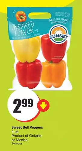 FreshCo Sweet bell peppers offer