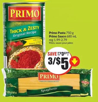 FreshCo Primo pasta | primo sauce offer