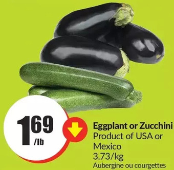 FreshCo Eggplant or zucchini offer