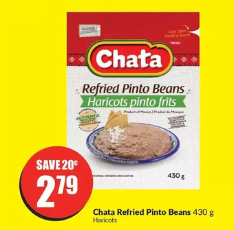 FreshCo Chata refried pinto beans offer