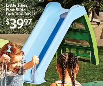 Walmart Little tikes first slide offer