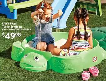 Walmart Little tikes turtle sandbox offer