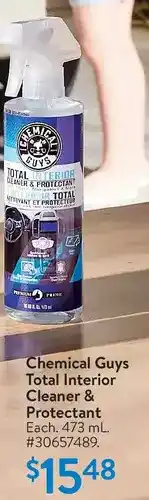 Walmart Chemical guys total interior cleaner & protectant offer