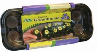 Peavey Mart Jiffy® 12 pellet windowsill greenhouse offer