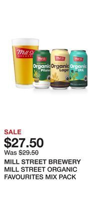 The Beer Store Mill street organic favourites mix pack offer