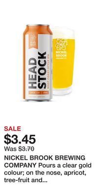 The Beer Store Pours a clear gold colour on the nose, apricot, tree-fruit and malt aromas combine with the citrus zest and tree-resin notes offer