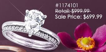 Charm Diamond Julianna b 10k white gold pear shape created white sapphire bridal ring set offer