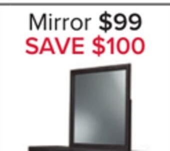 Leon's Fog mirror - grey, black offer