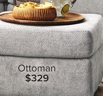 Leon's Jupiter ottoman offer