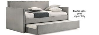Leon's Carver daybed - grey offer