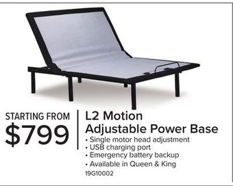 Leon's L2 motion queen adjustable base offer