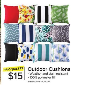 Leon's Outdoor cushions offer