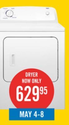 The Brick Inglis 6.5 cu. ft. electric dryer with automatic drying control yied4671ew offer
