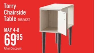 The Brick Torry chairside table ivory offer