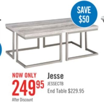 The Brick Jesse coffee table - pewter offer