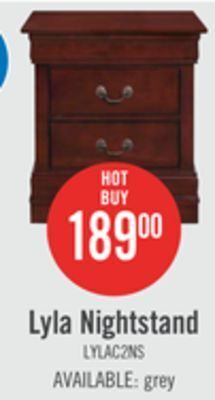 The Brick Lyla nightstand - cherry offer