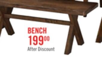 The Brick Plum dining bench offer
