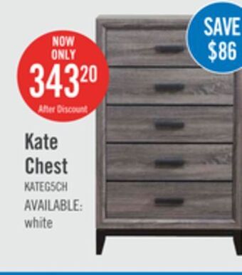 The Brick Kate chest - grey offer