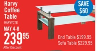 The Brick Harvy coffee table - hazelnut offer