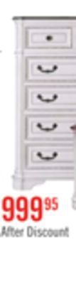 The Brick Grace chest with lift-top - antique white offer