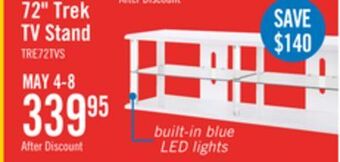 The Brick Trek 72 tv stand offer