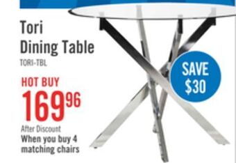 The Brick Tori dining table offer