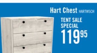The Brick Hart chest - white offer