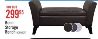 The Brick Bonn faux leather storage ottoman offer