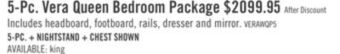 The Brick Vera 5-piece queen bedroom package offer