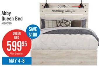 The Brick Abby queen panel bed offer