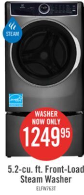 The Brick Electrolux 5.2 cu. ft. front-load washer - elfw7637at offer