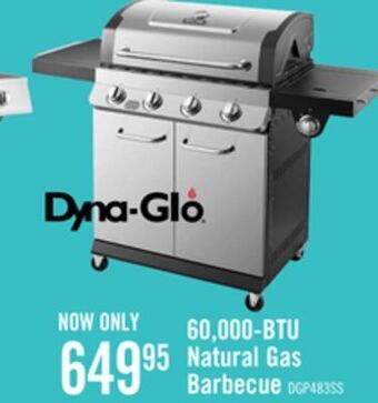 The Brick Dyna-glo 60,000 btu natural gas barbecue - dgp483ssn offer
