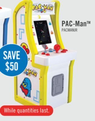 The Brick Arcade1up jr. pac-man™ arcade cabinet offer