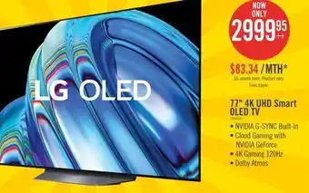 The Brick Lg 77 pua series 4k oled uhd smart tv with thinkq ai - oled77b2pua.acc offer