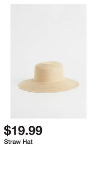 H&M Straw hat offer