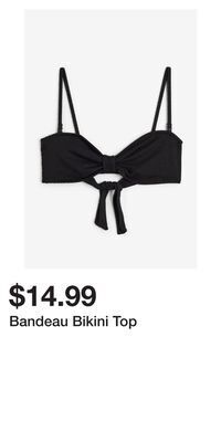H&M Bandeau bikini top offer
