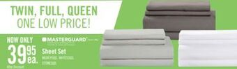 The Brick Masterguard® ultra advanced 4-piece queen sheet set - grey offer